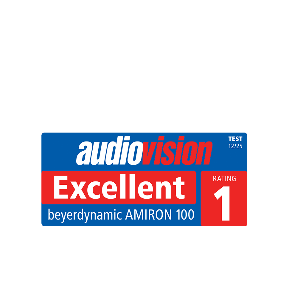 Award - audiovision - excellent - beyerdynamic AMIRON 100 - beyerdynamic