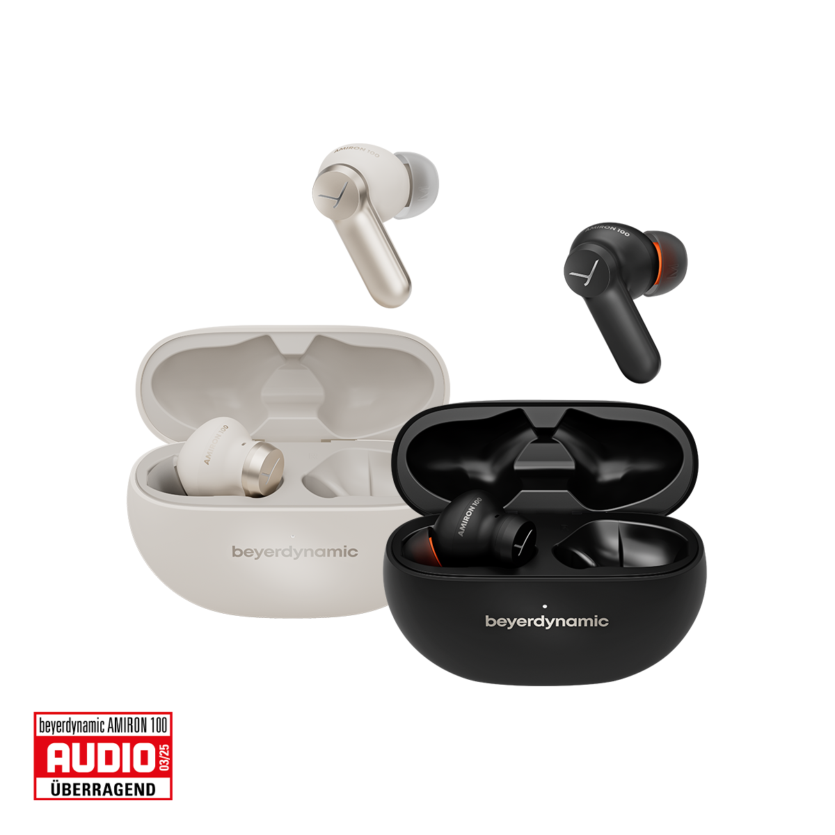 True Wireless Earbuds Best Anc Headphones Under 100 AMIRON