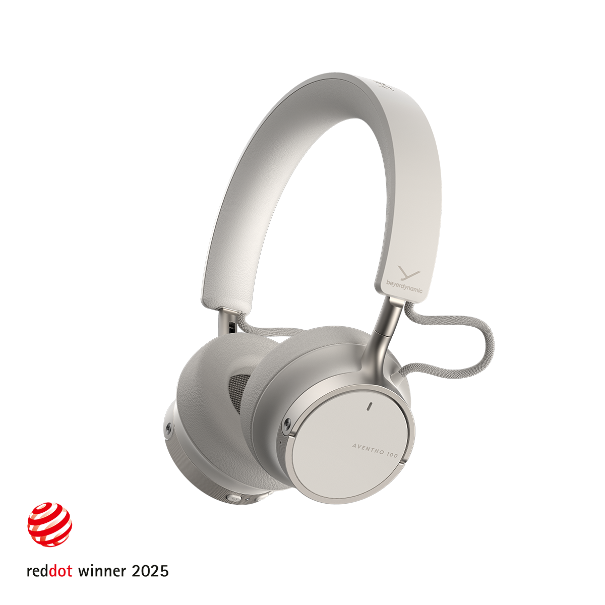AVENTHO 100 Cream: Wireless on-ear headphones with ANC | beyerdynamic