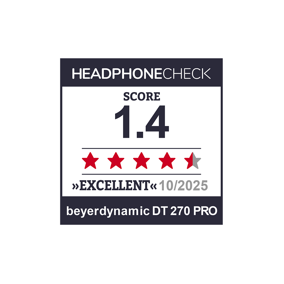 Bildaward Headphonecheck - DT 270 PRO