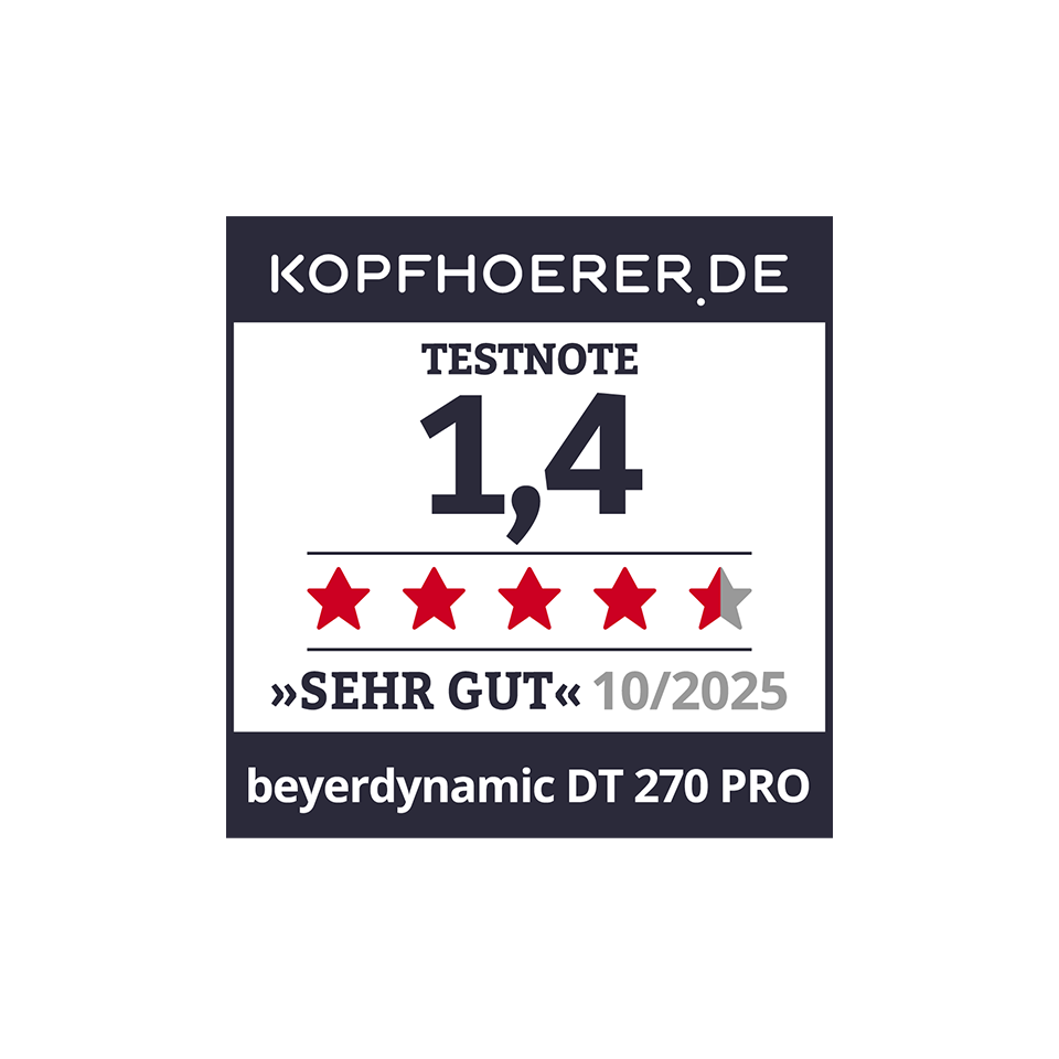 Bildaward Kopfhörer.de - DT 270 PRO