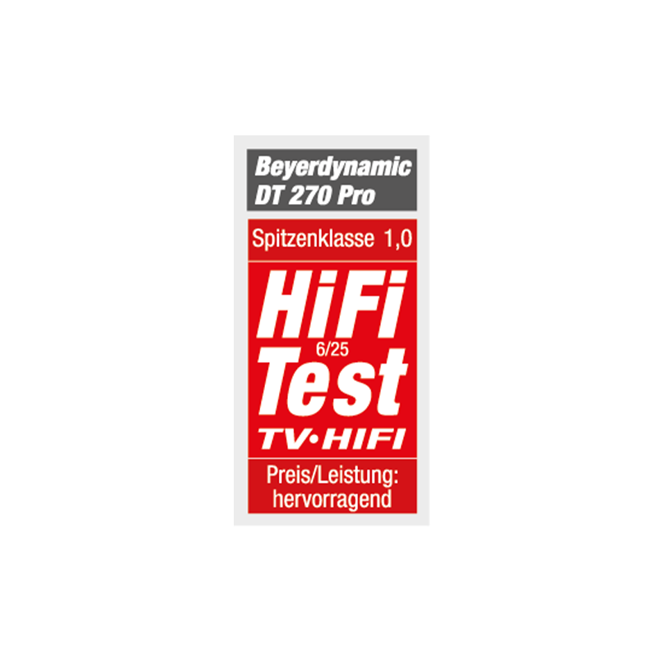 Bildaward, HiFi Test - DT 270 PRO