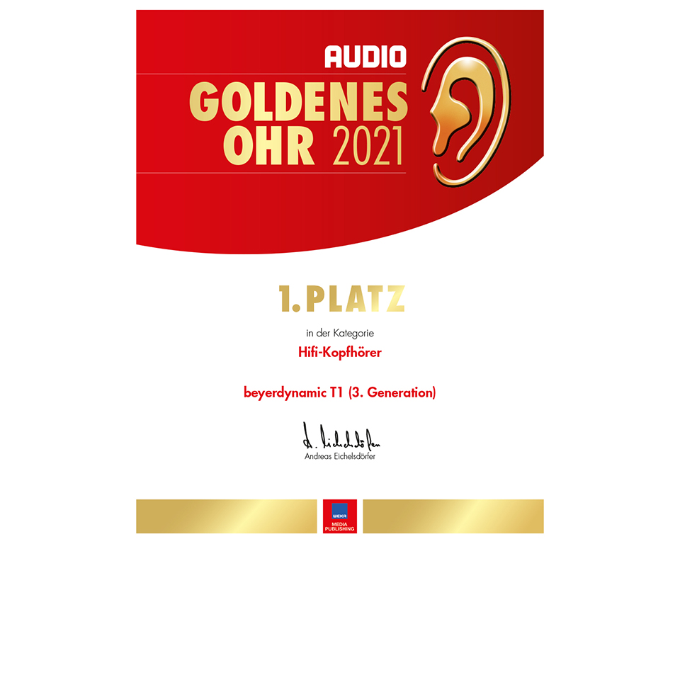 Goldenes Ohr Award T1 | beyerdynamic