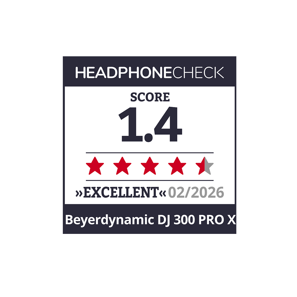 DJ 300 PRO X CLUB, Headphonecheck, 1.4 | beyerdynamic