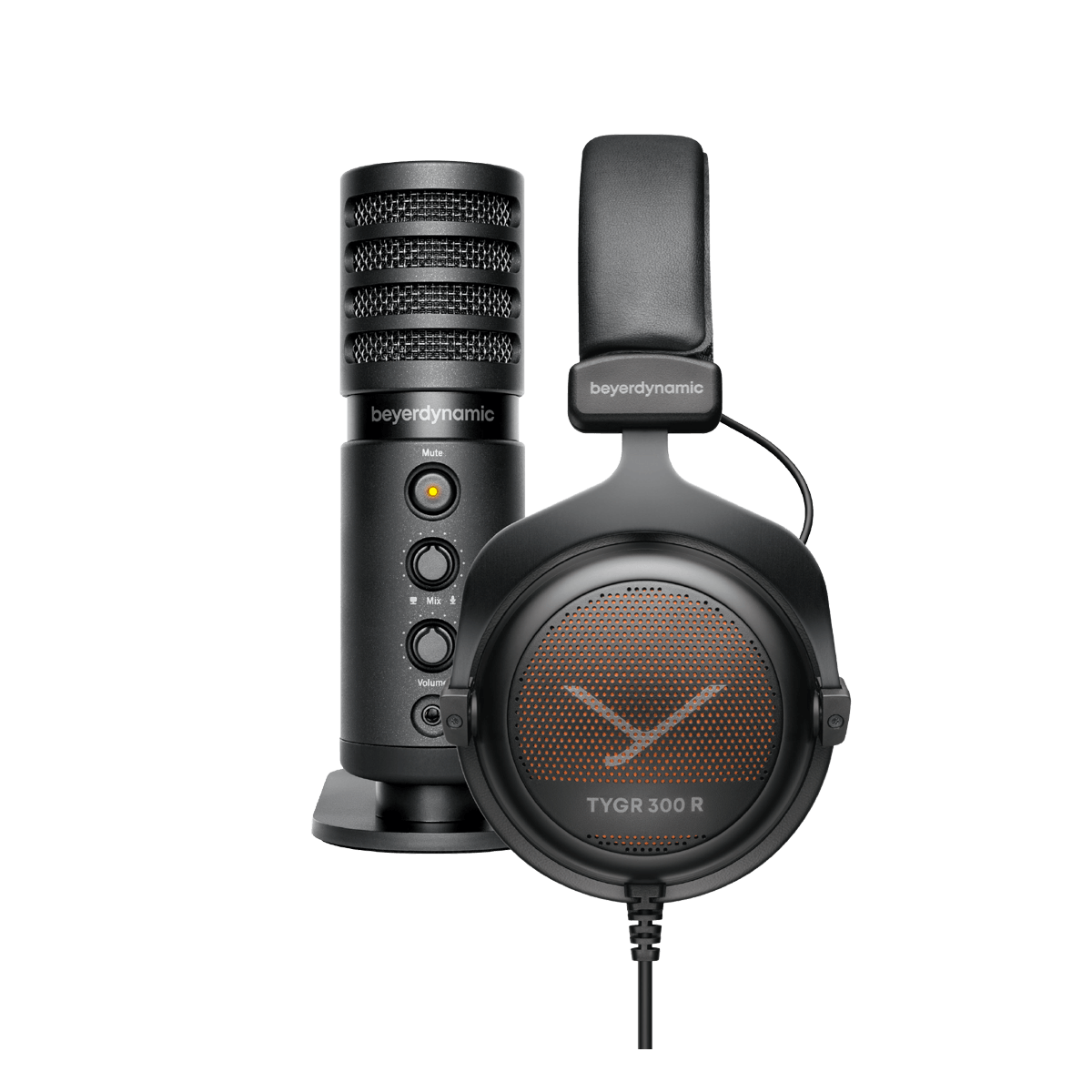 Team TYGR Gaming-Kopfhörer TYGR 300 R & FOX USB-Mikrofon - beyerdynamic