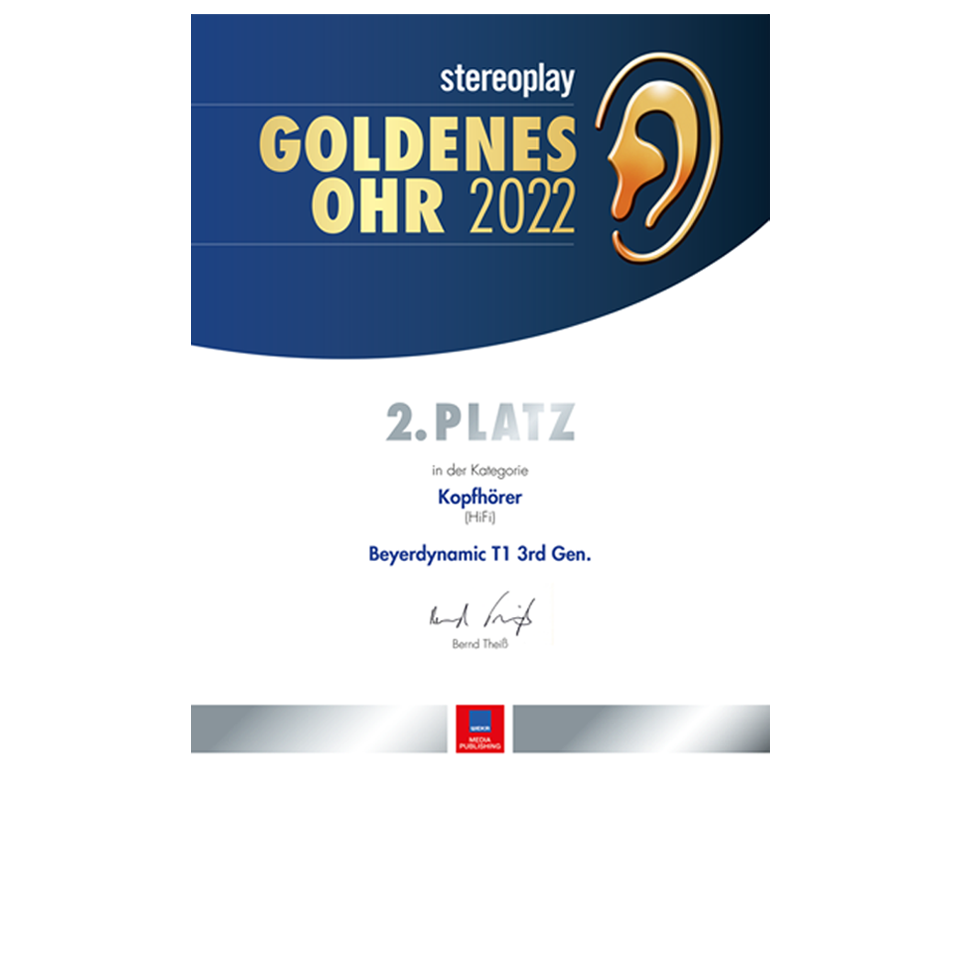 Goldenes Ohr Award 2022 T1 | beyerdynamic