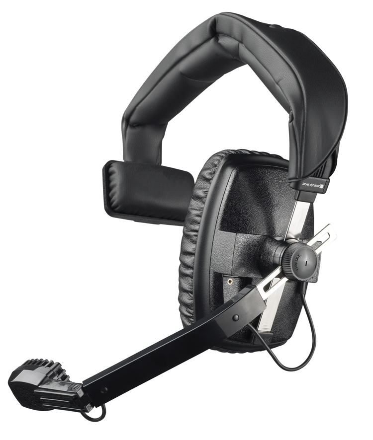 beyerdynamic　DT108　片耳ヘッドセット　インカム　400Ω　① DT 108, 200/400 ohms, black | Beyerdynamic