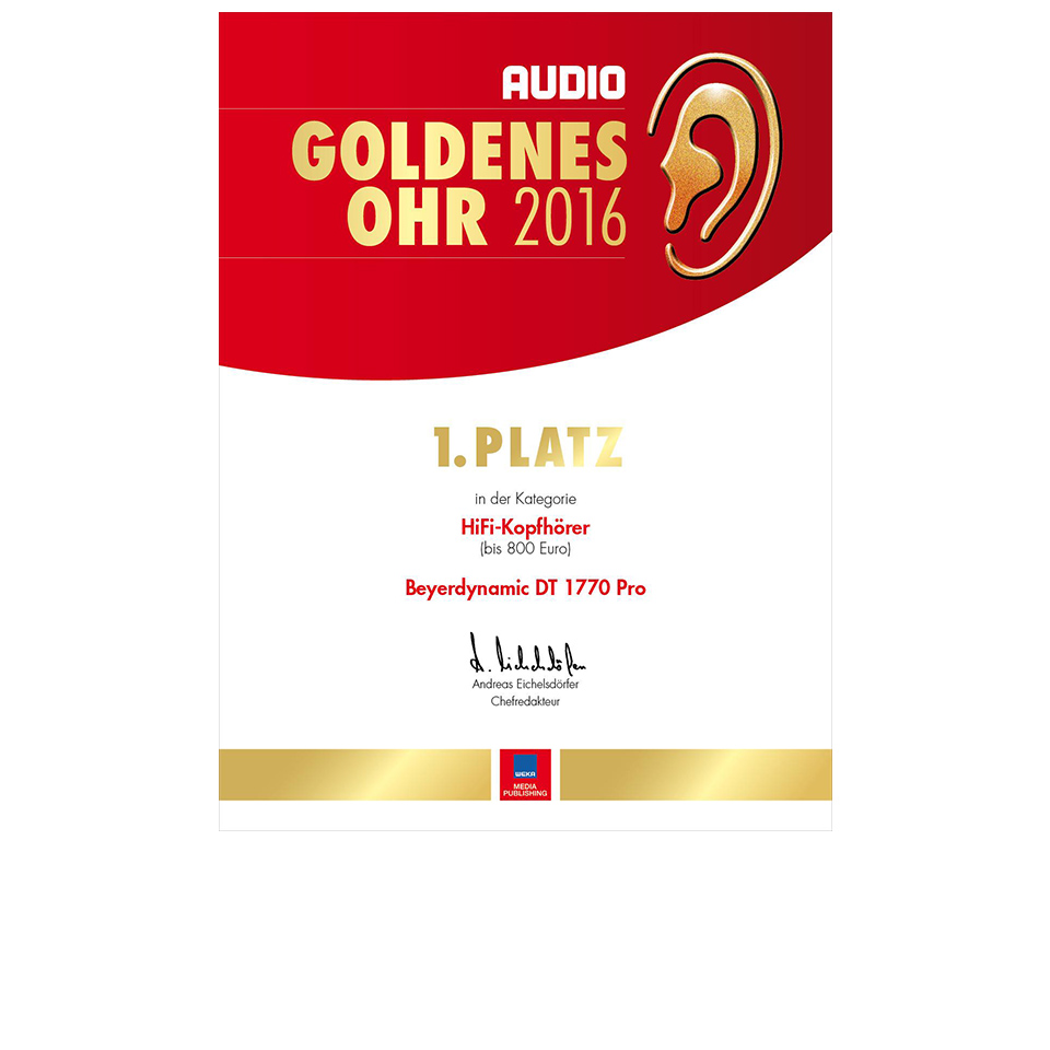 DT 1770 PRO Award Goldenes Ohr - beyerdynamic