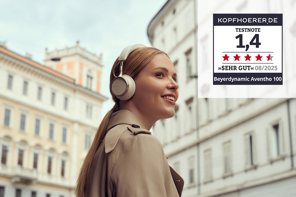 beyerdynamic AVENTHO 100: Stylishe Premium-On-Ears mit langer Wireless-Laufzeit
