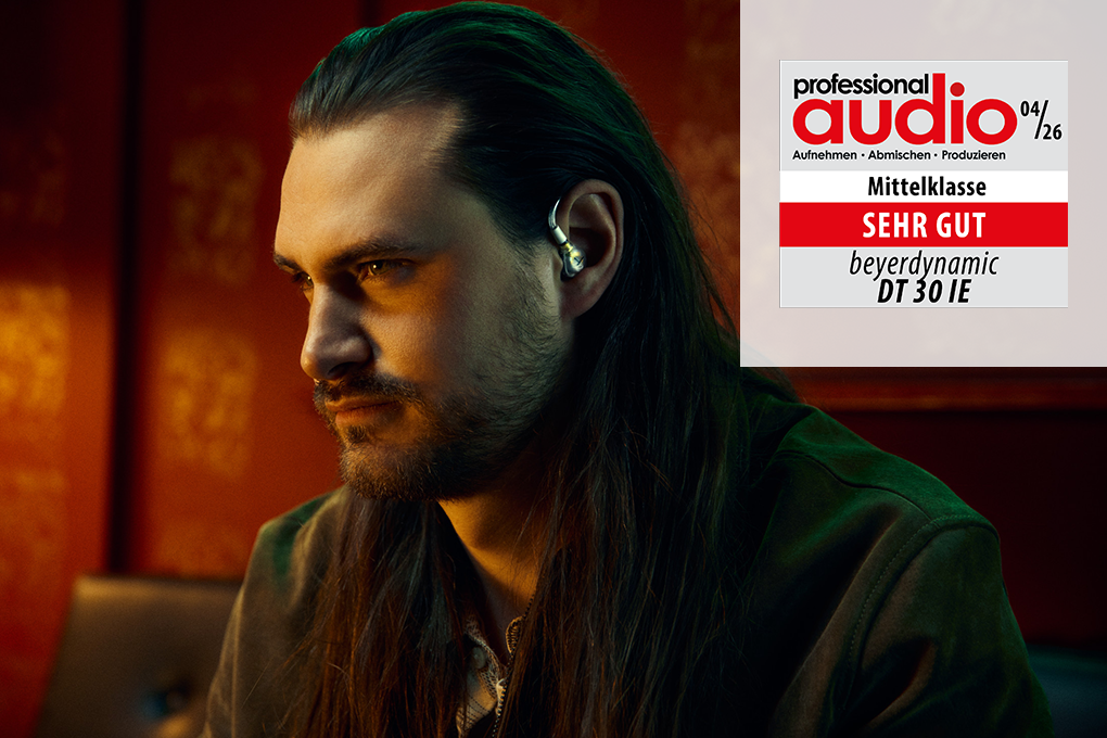 Brandneu bei beyerdynamic ist der In-Ear Monitor DT 30 IE, der auf die Bedürfnisse von ­Musikern maßgeschneidert wurde – und zudem mit einem ausgesprochen günstigen ­Anschaffungspreis lockt.